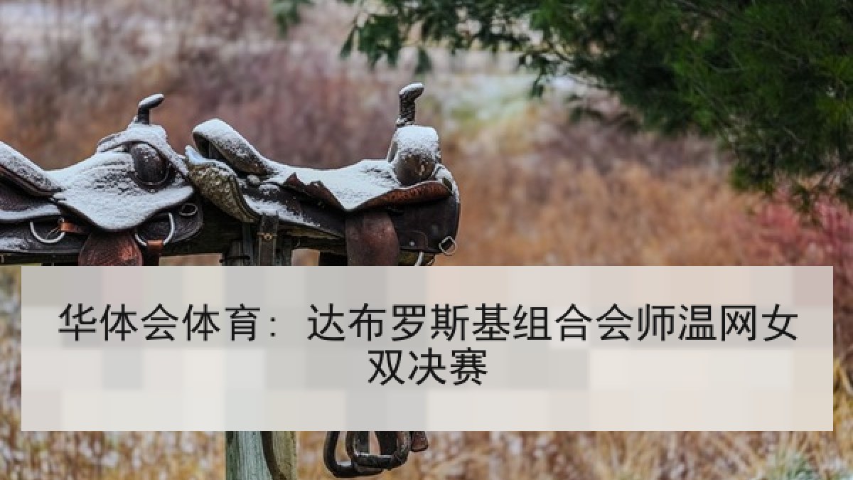 华体会体育: 达布罗斯基组合会师温网女双决赛 华体会体育: 达布罗斯基组合会师温网女双决赛